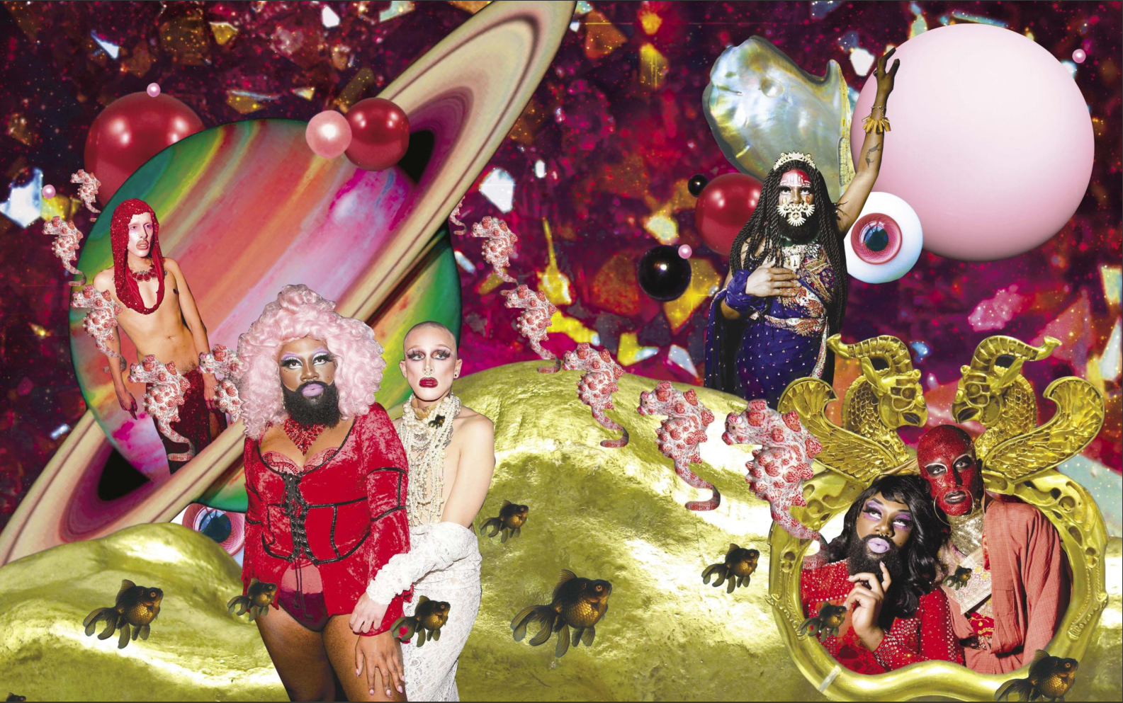  Kindred, spread 3, featuring Lucy Stoole and Nico 