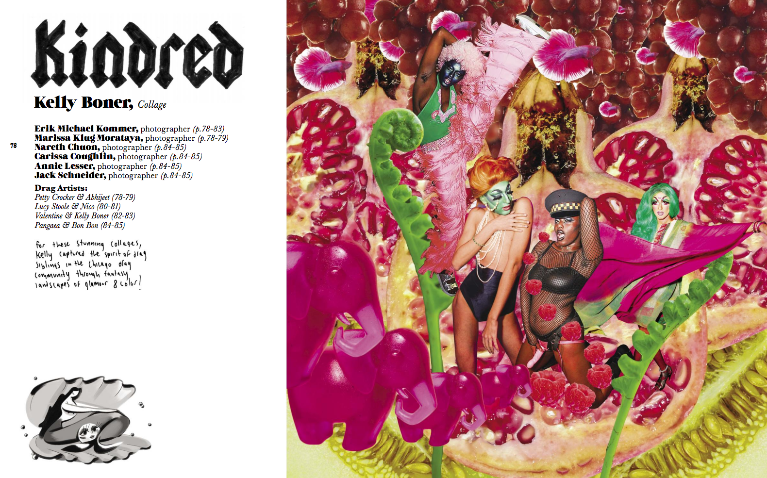  Kindred, a collage series on Chicago sisters. Featuring Abhijeet and Petty Crocker. 