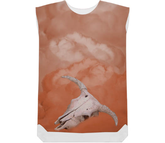 Cattle in the Clouds Shift Dress
