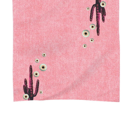 Cacti Cruise Silk Scarf 
