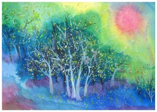 Rainbow Oasis by Elise Kennedy 2003