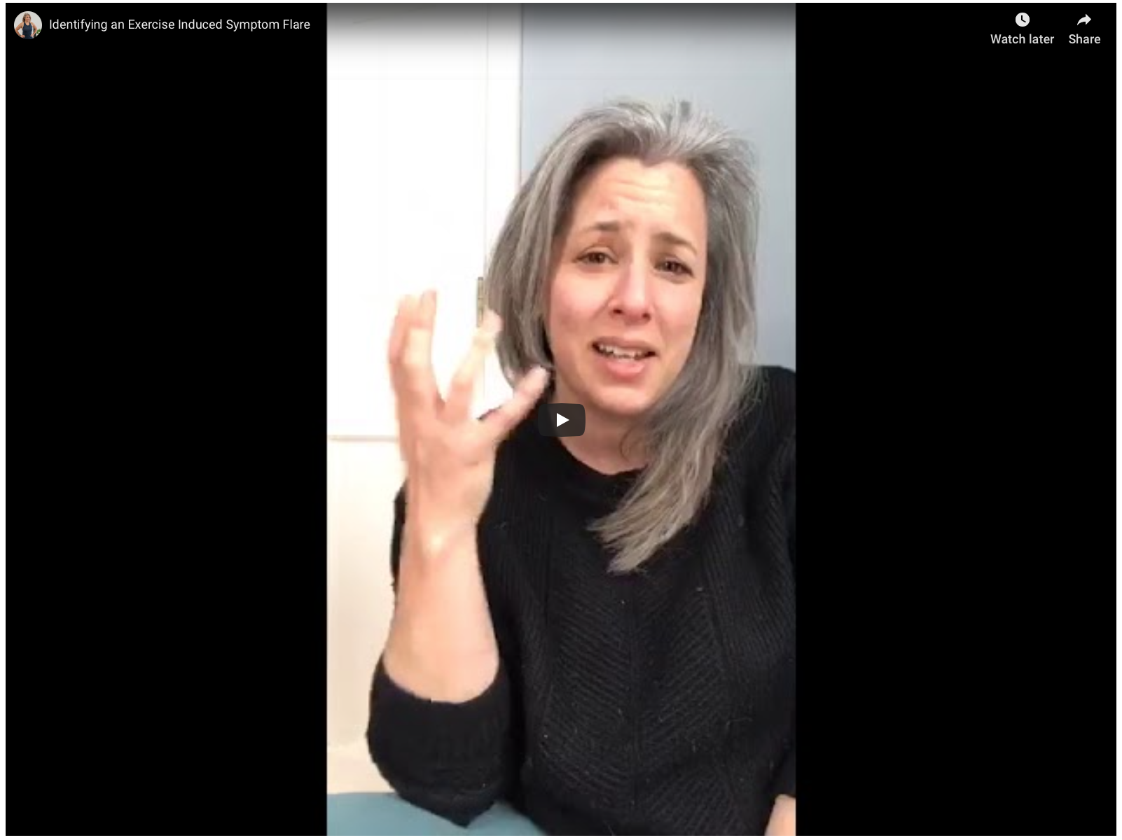 Identifying an Exercise Induced Symptom Flare