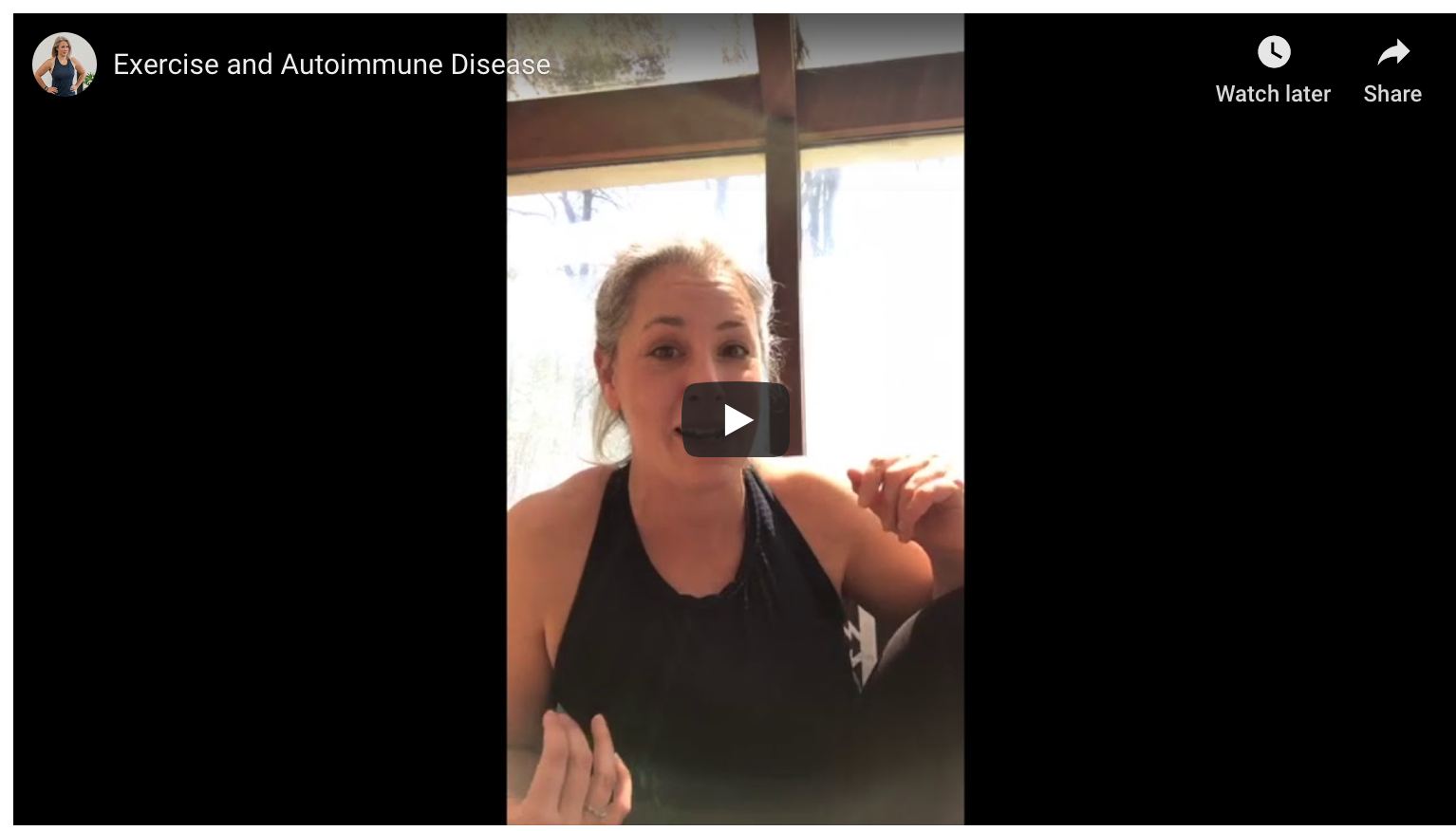 Exercising While Healing Autoimmune Disease