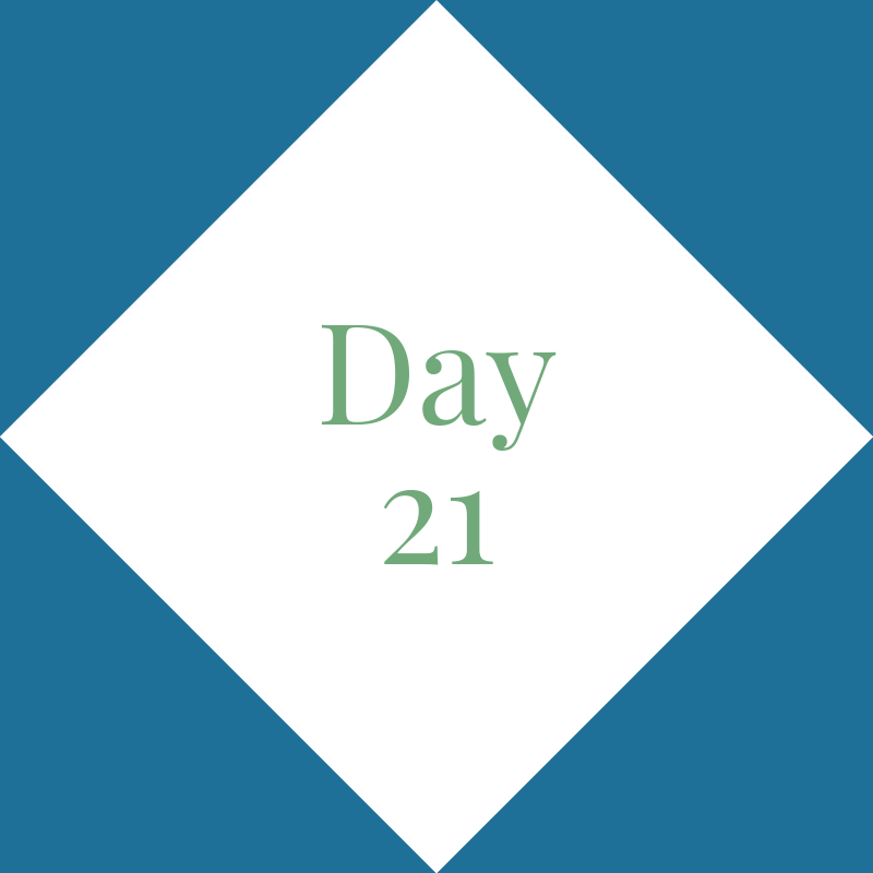 Day 21: Recovery Day!!!