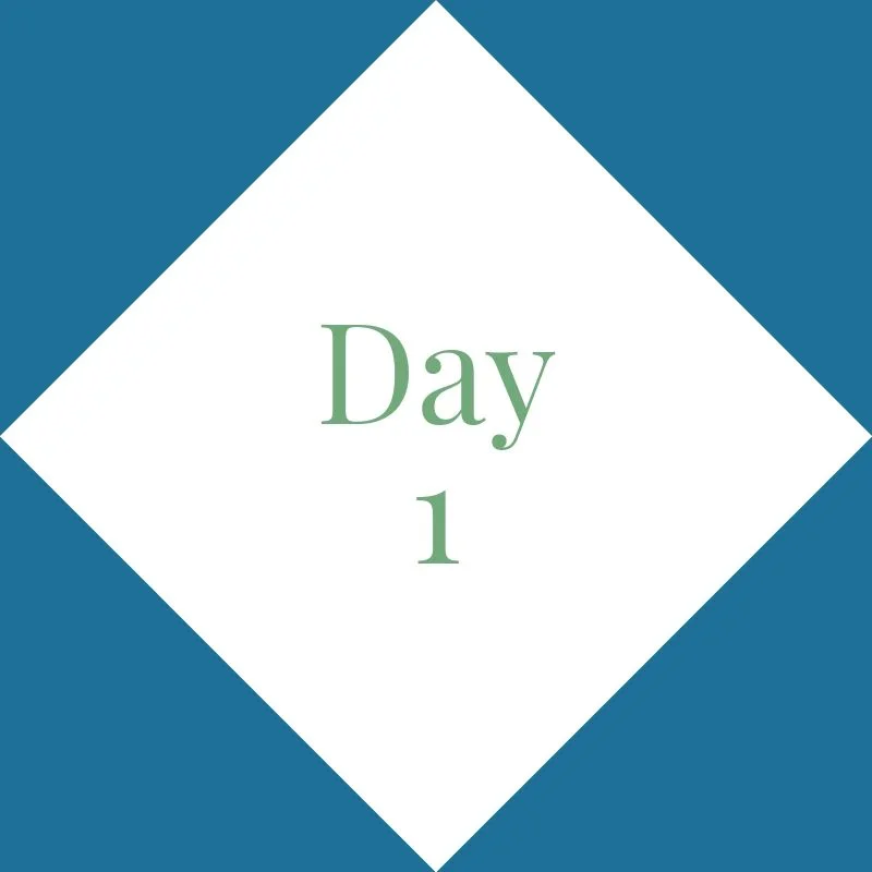 Day 1: Monday: Let’s Get This Started!