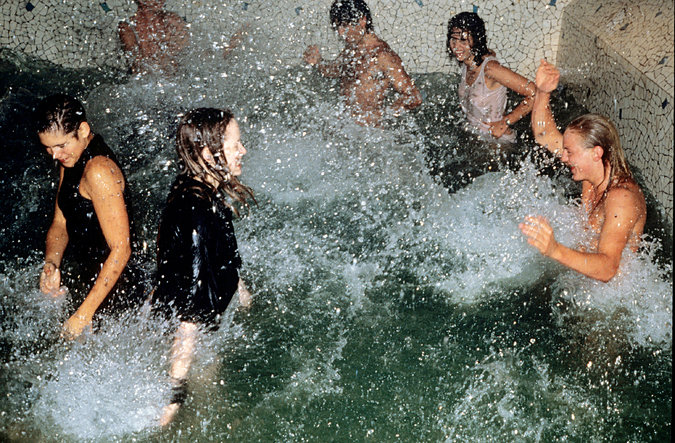 Revelers in the pool during the club’s ’90s heyday. Photo: Foc Kan, WireImage