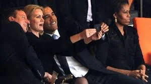 'Barack Obama selfie with Danish Prime Minister'