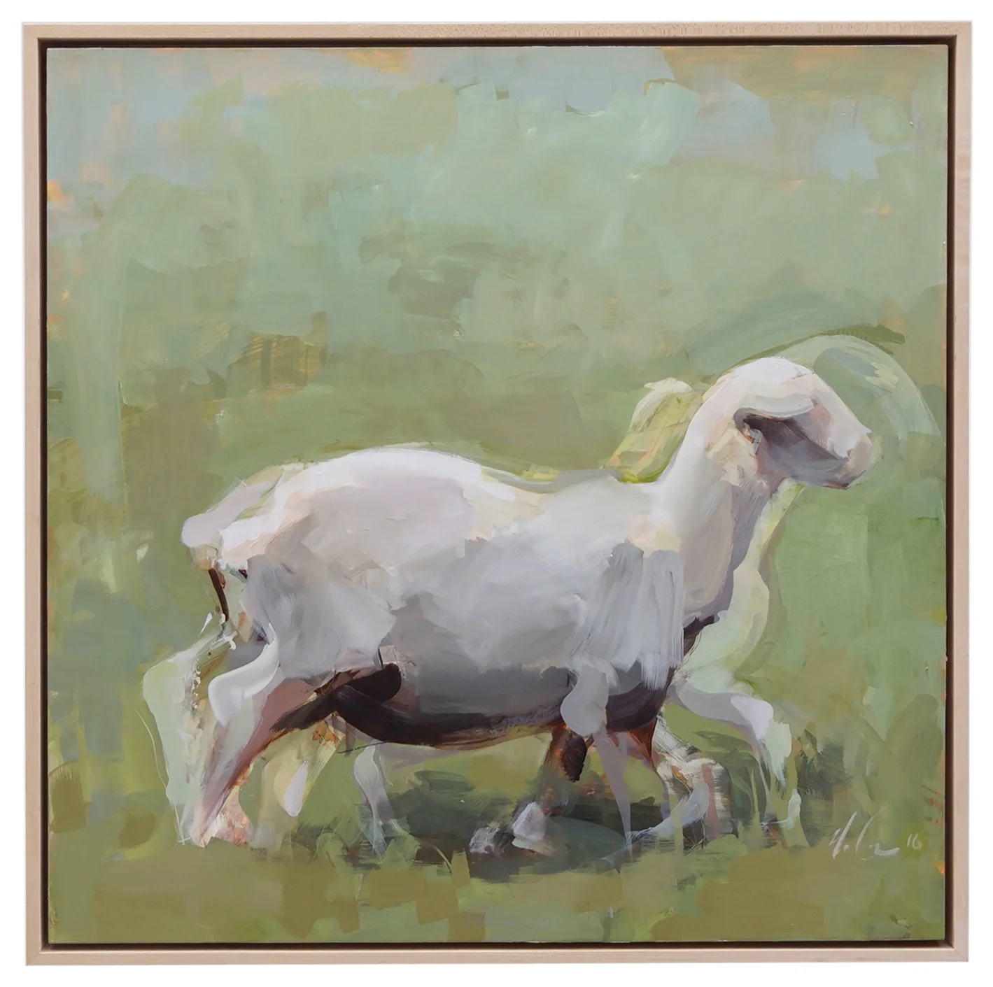 mark-crenshaw-one-sheep-walking-modern-maple-frame-a.jpg