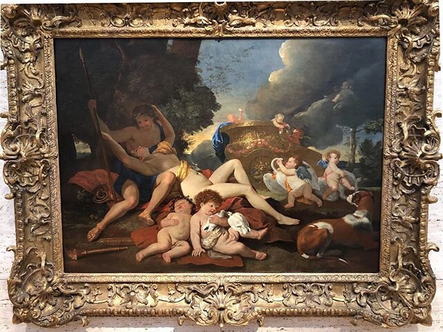 Poussin at the Kimball Art Museum. I&rsquo;ve been looking at and drawing from his work for the first time since seeing it just a few months ago in Madrid. It really blew me away, so I was excited to see this on a trip to visit friends in Texas last 