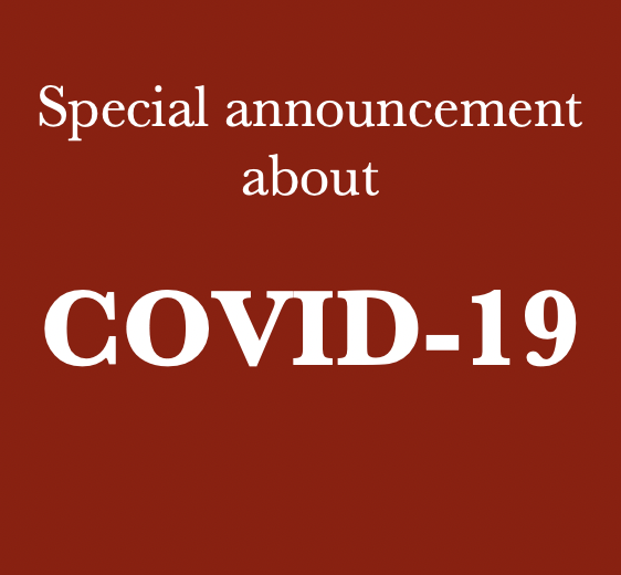 COVID-19 Announcement