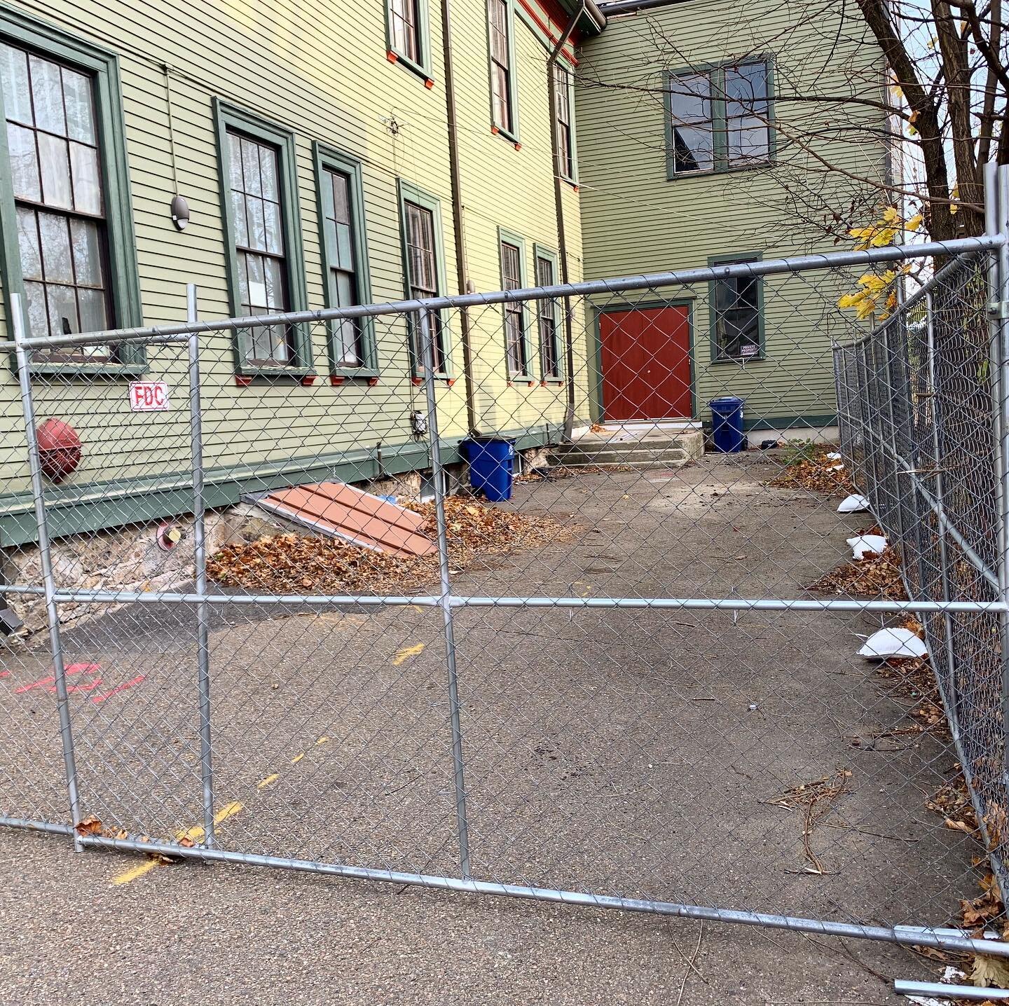 What&rsquo;s this fence doing at The Footlight Club?  We&rsquo;re thrilled to announce that construction begins this week on our new ramp and elevator to make the building accessible for all to enjoy our theater. Talk about something to be thankful f