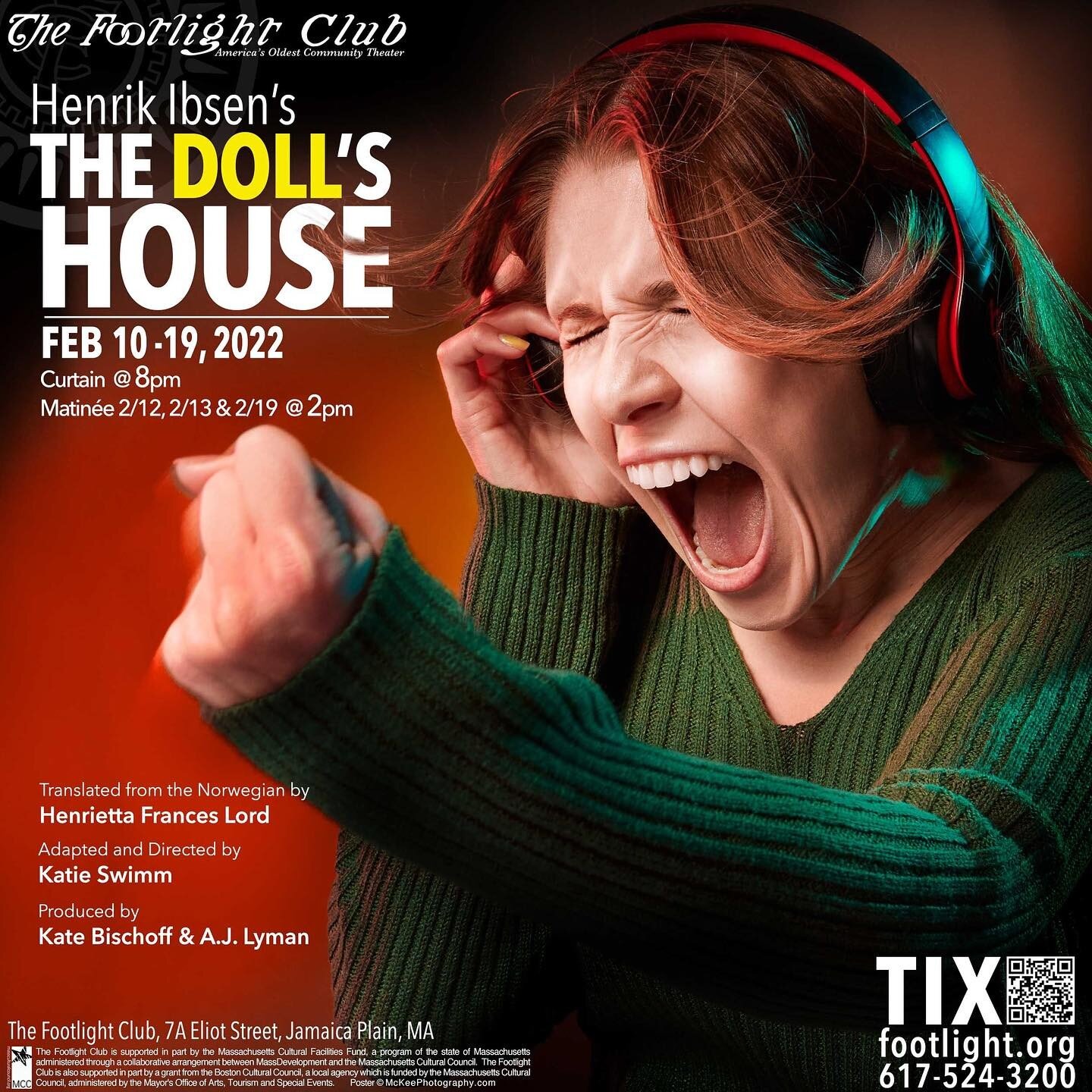Don&rsquo;t miss our next production (LIVE, IN-PERSON) of The Doll&rsquo;s House by Henrik Ibsen!  Eliot Hall is now  fully accessible.  Get your tickets today at  https://www.footlight.org/shop-box-office Feb 10-19 at 8pm with matinees on 2/12, 2/13