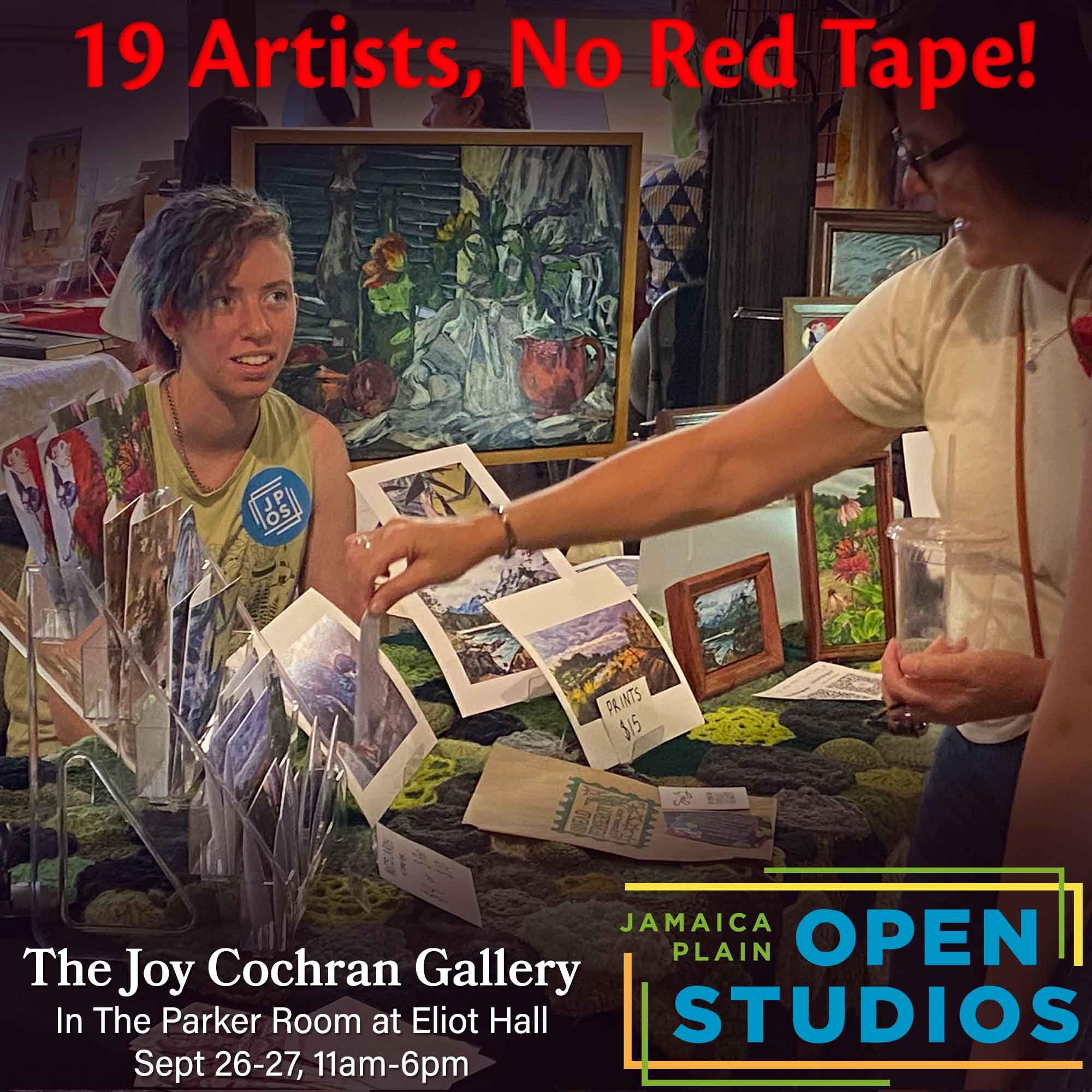 Jamaica Plain Open Studios is back at Eliot Hall