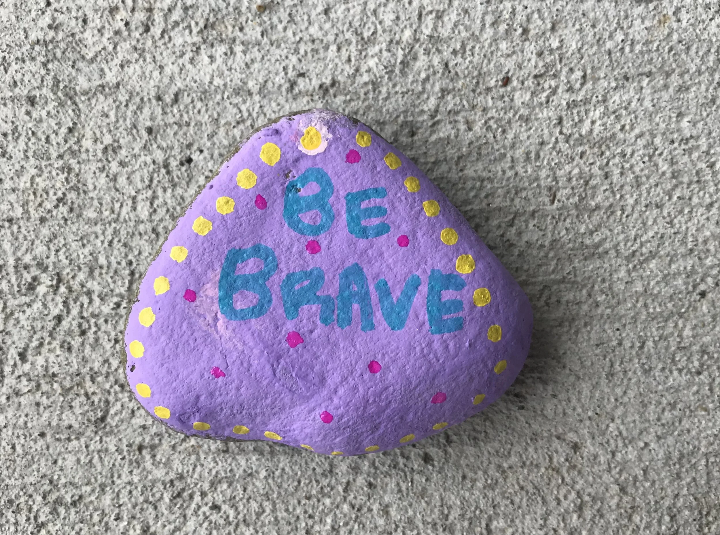 Kindness Rock created during Tween Yoga Summer Camp ‘18