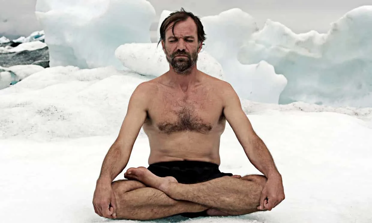  Wim Hof believes breathing and extreme cold can cure many ills. Photograph: BBC