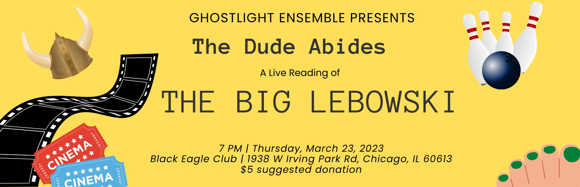 The Dude Abides: A Live Reading of The Big Lebowski.