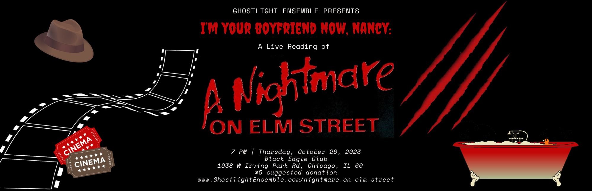  I’m Your Boyfriend Now, Nancy: A Live Reading of A Nightmare on Elm Street