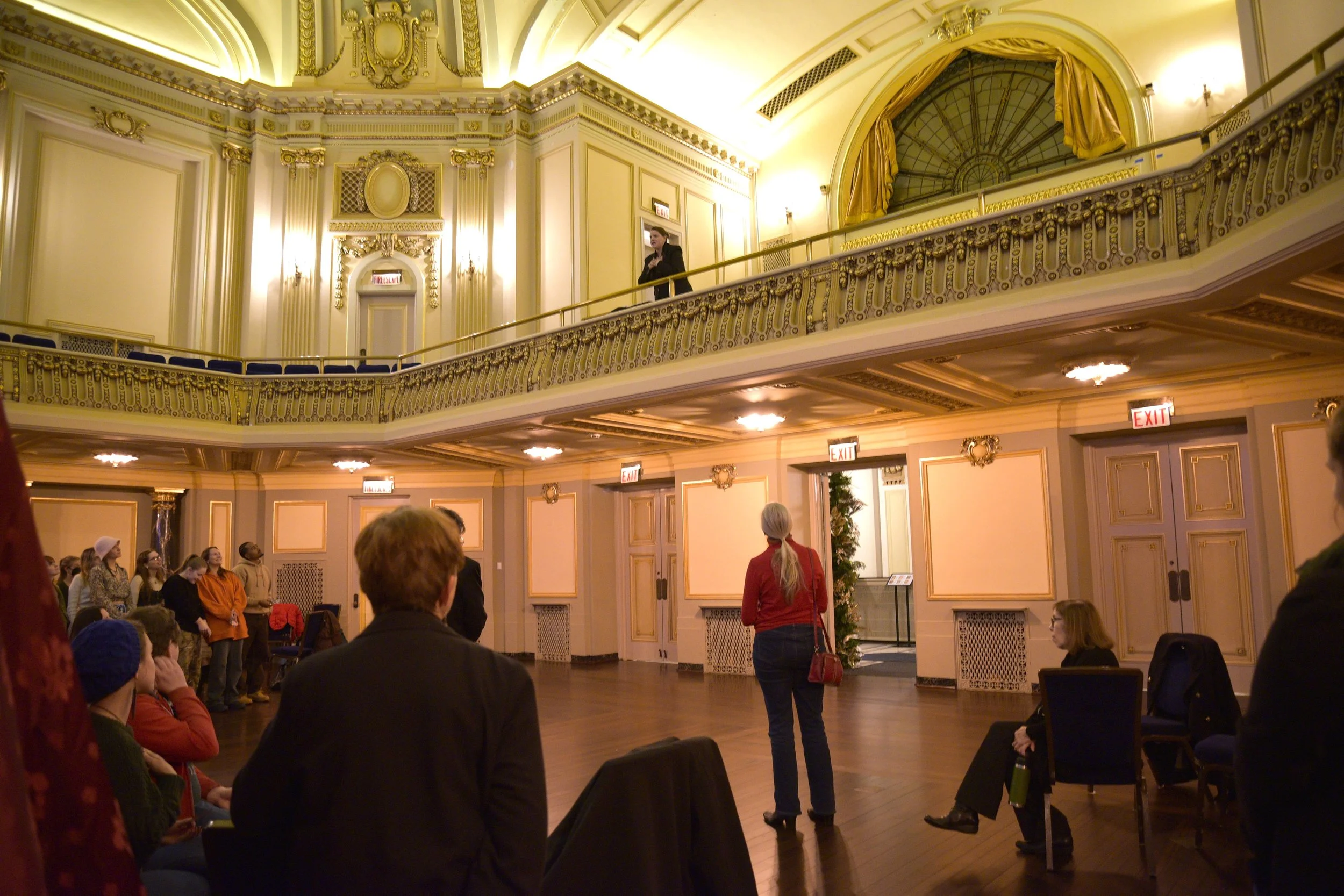  Ghostlight Ensemble’s   Holiday Spirits   by Maria Burnham took place at the Driehaus Museum on Thursday, December 11 and Friday, December 12, 2025. (Photo by Maria Burnham) 