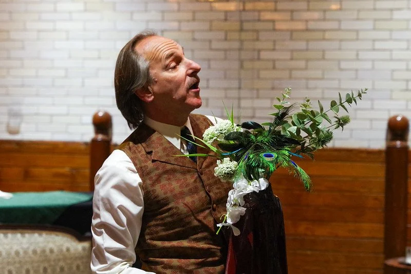  James Sparling as Dominic in Ghostlight Ensemble’s production of   The Dover   Road by A.A. Milne (Photo by Pete Guither) 