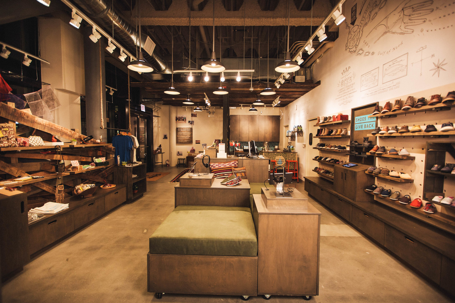 TOMS Shoes Flagship Retail Store Portland Oregon Designed by Los Angeles Based Design Co. — wilder design co.
