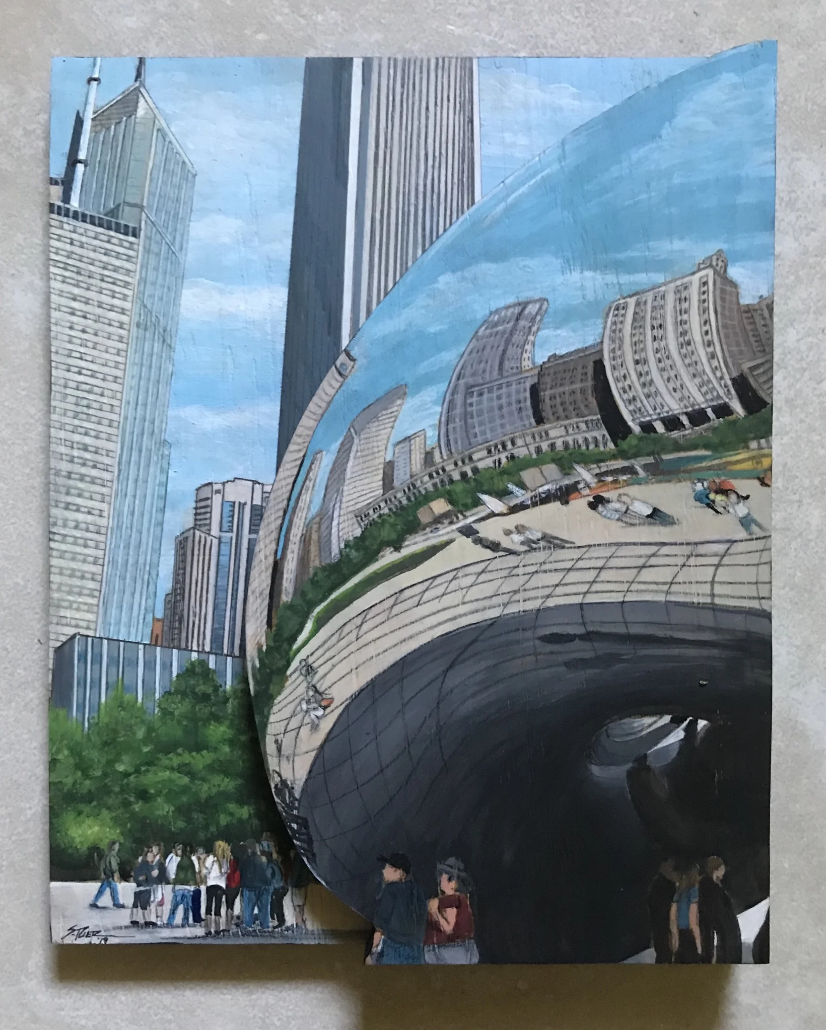 Bean Sculpture