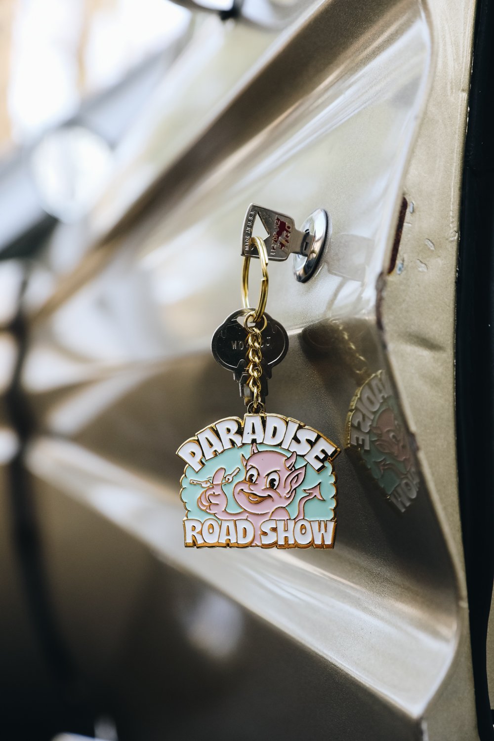 Enamel Devil Key Chain