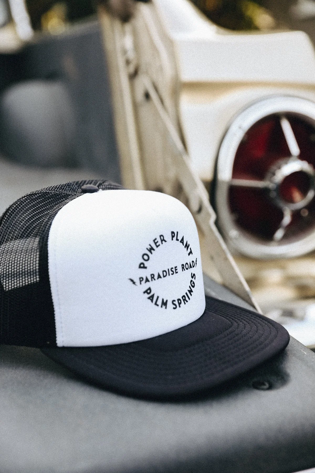 Black Paradise Road x Powerplant MC Collaboration Hat