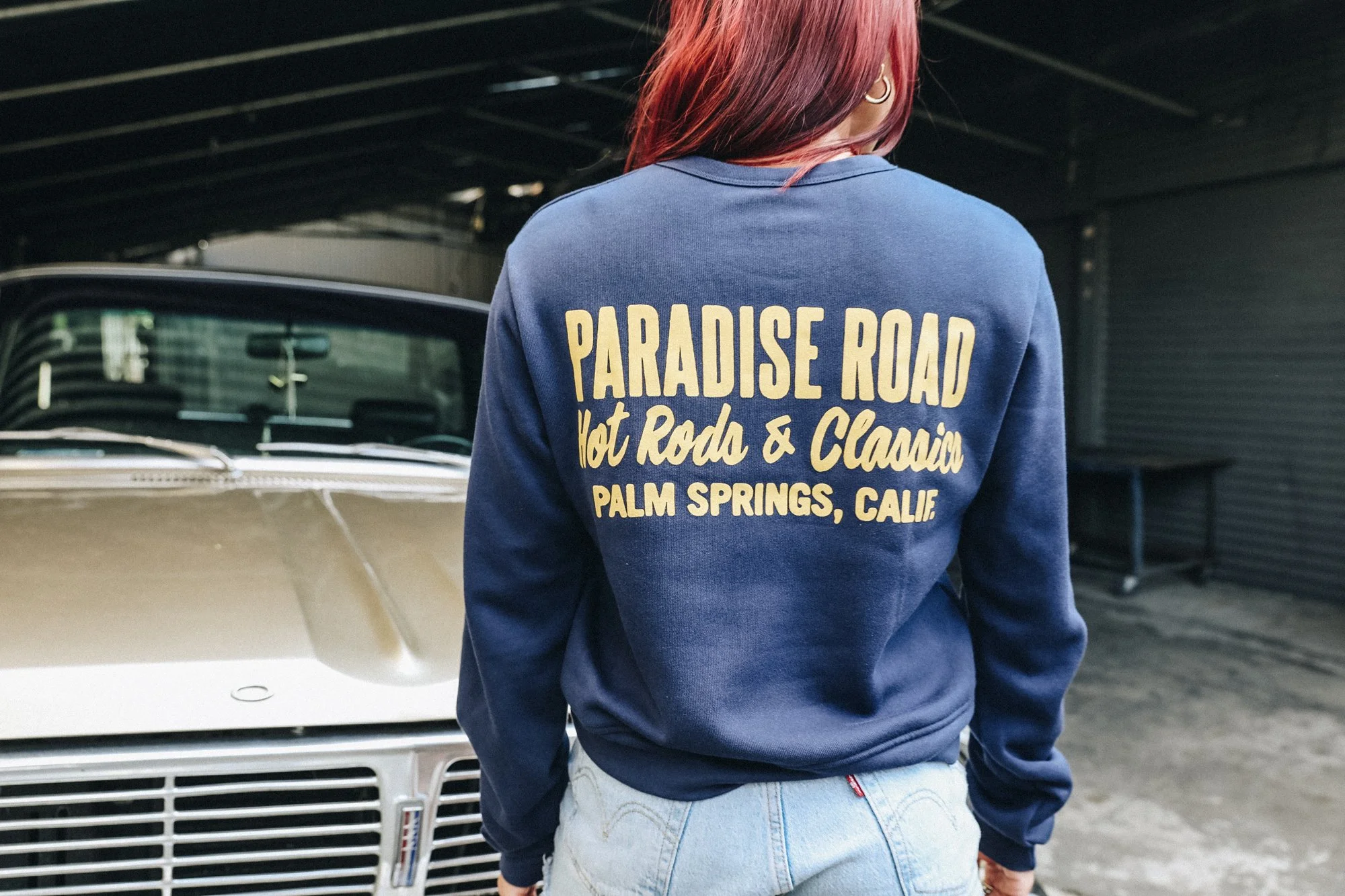 Hot Rods and Classics Cropped CrewNeck