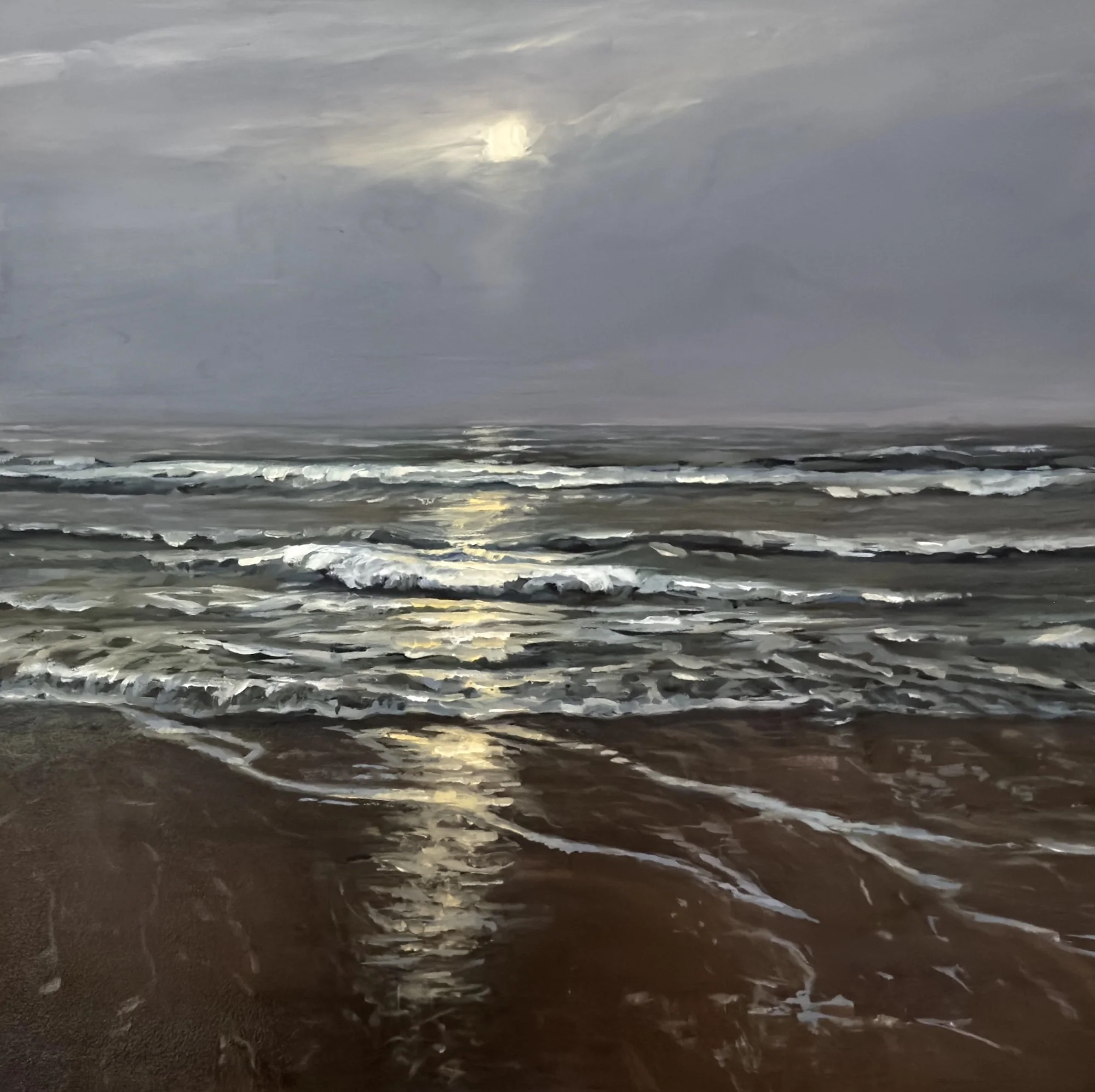 Morning Haze, Galveston,
Oil on Panel
12" x 12" 2025
360$