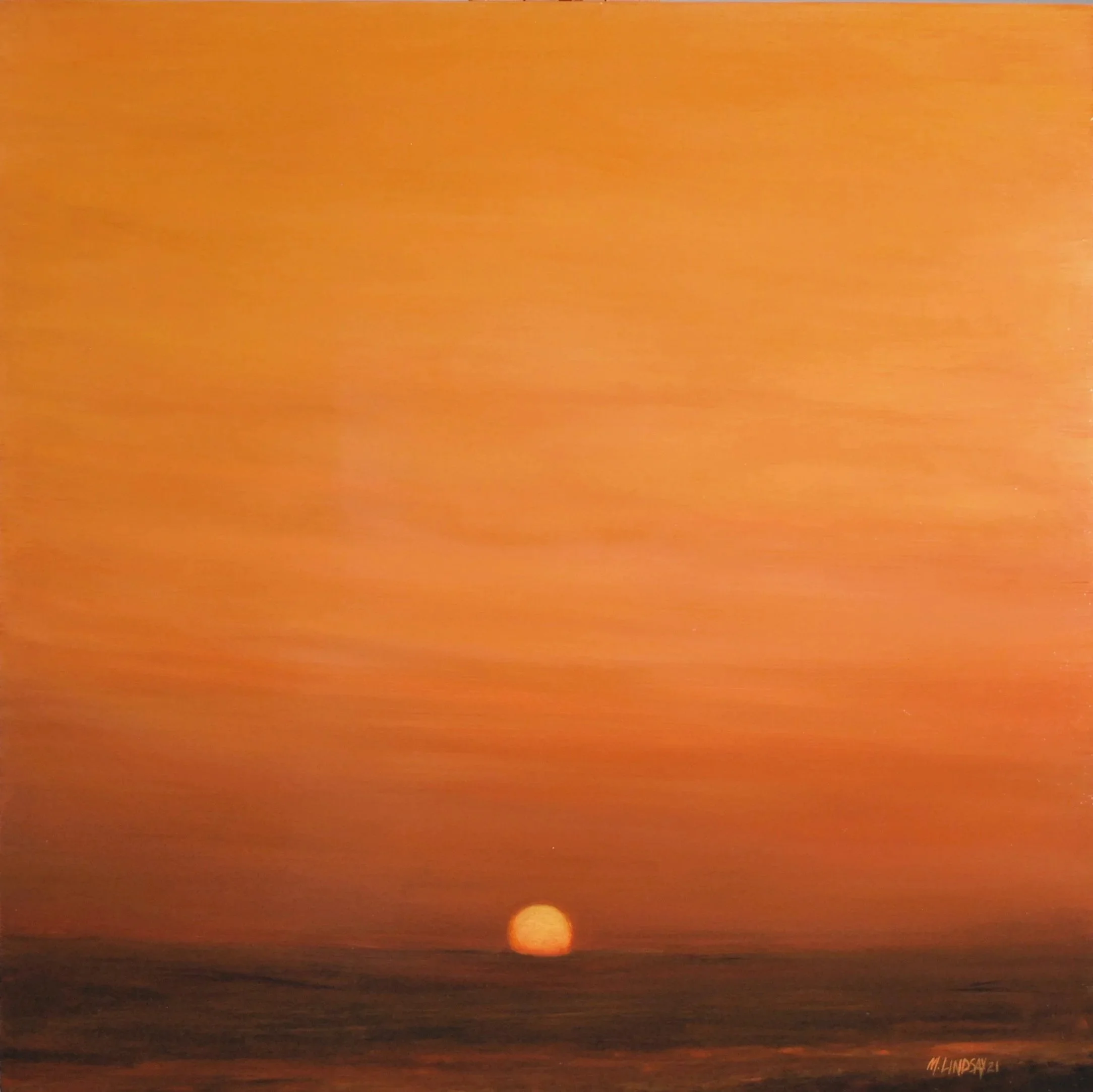 Evening Series, Spurs Ranch Road
Haze, Evening Sun
18”x 18”
Oil on Panel
1800