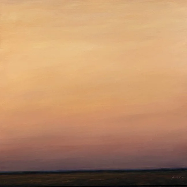 Evening Series, Spurs Ranch Road
Open Gold Right
18”x 18”
Oil on Panel
1800