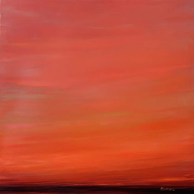 Evening Series, Spurs Ranch Road
Red, Unknown
18”x 18”
Oil on Panel
1800