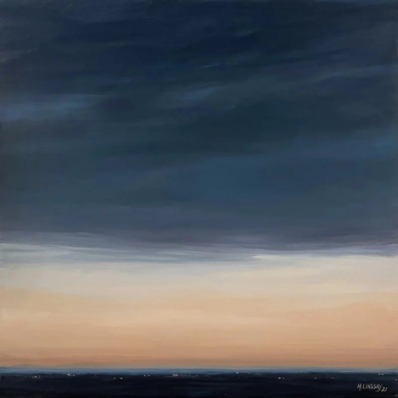Evening Series, Spurs Ranch Road
Heavy I
18”x 18”
Oil on Panel
1800