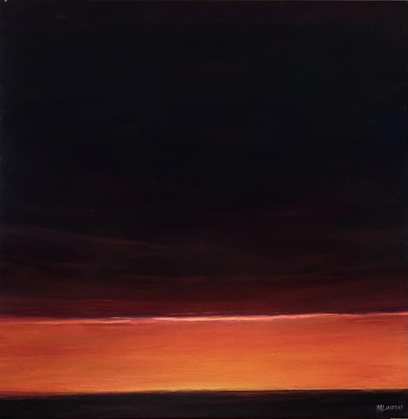 Evening Series, Spurs Ranch Road
Heavy Red
18”x 18”
Oil on Panel
1800