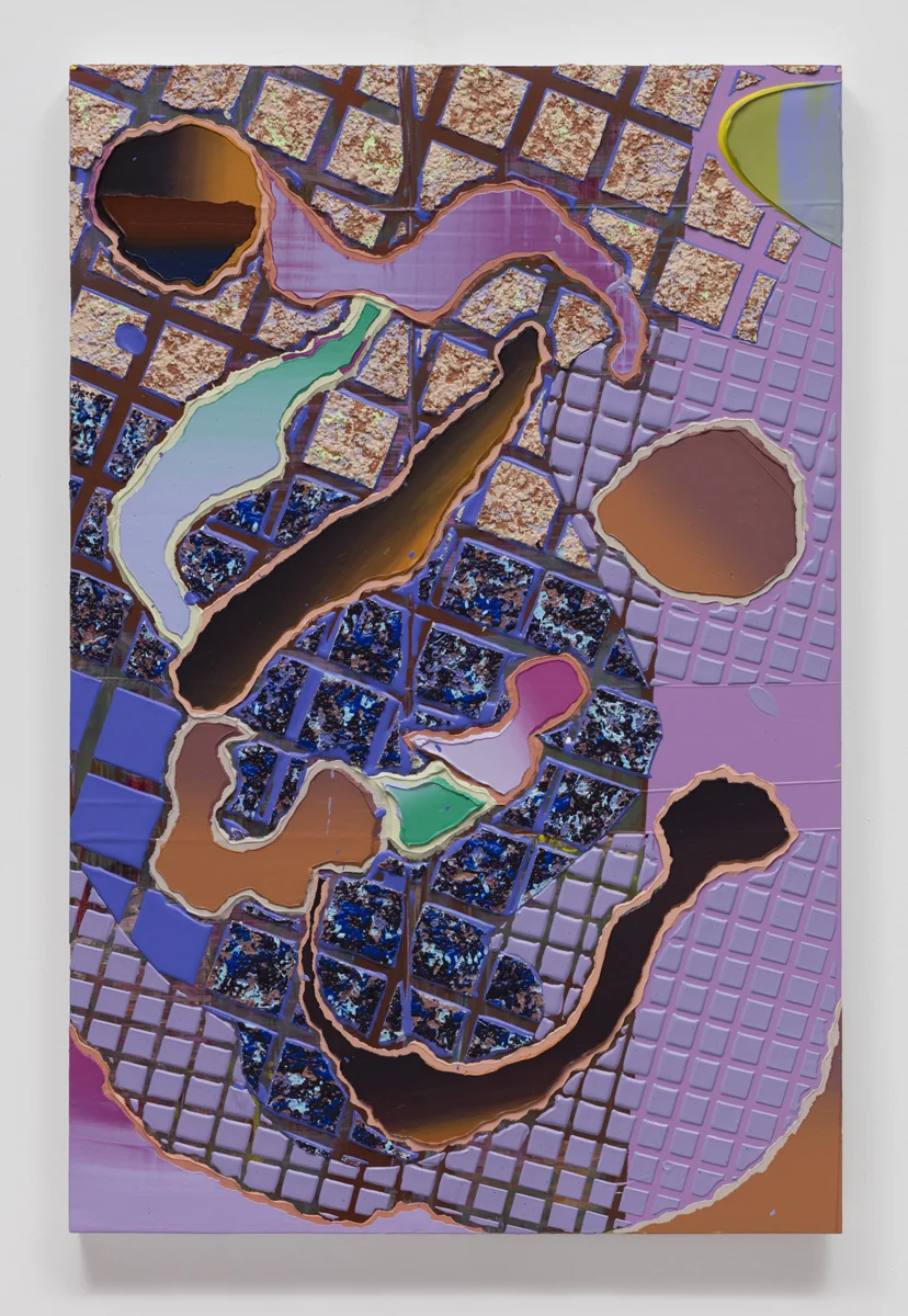 Automatic Mojo, 2016. Acrylic on Panel. Britton Tolliver. 