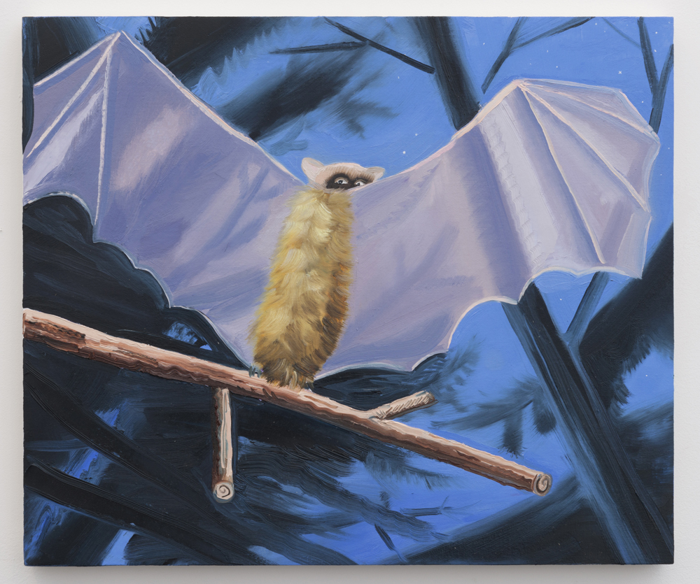 Betwixt and Between . Oil on panel. 15 x 19 inches. Nikki Maloof.