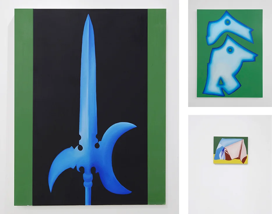 Halberd 1, 2016. Oil on canvas. 55 × 43 inches. Caitlin MacBride.