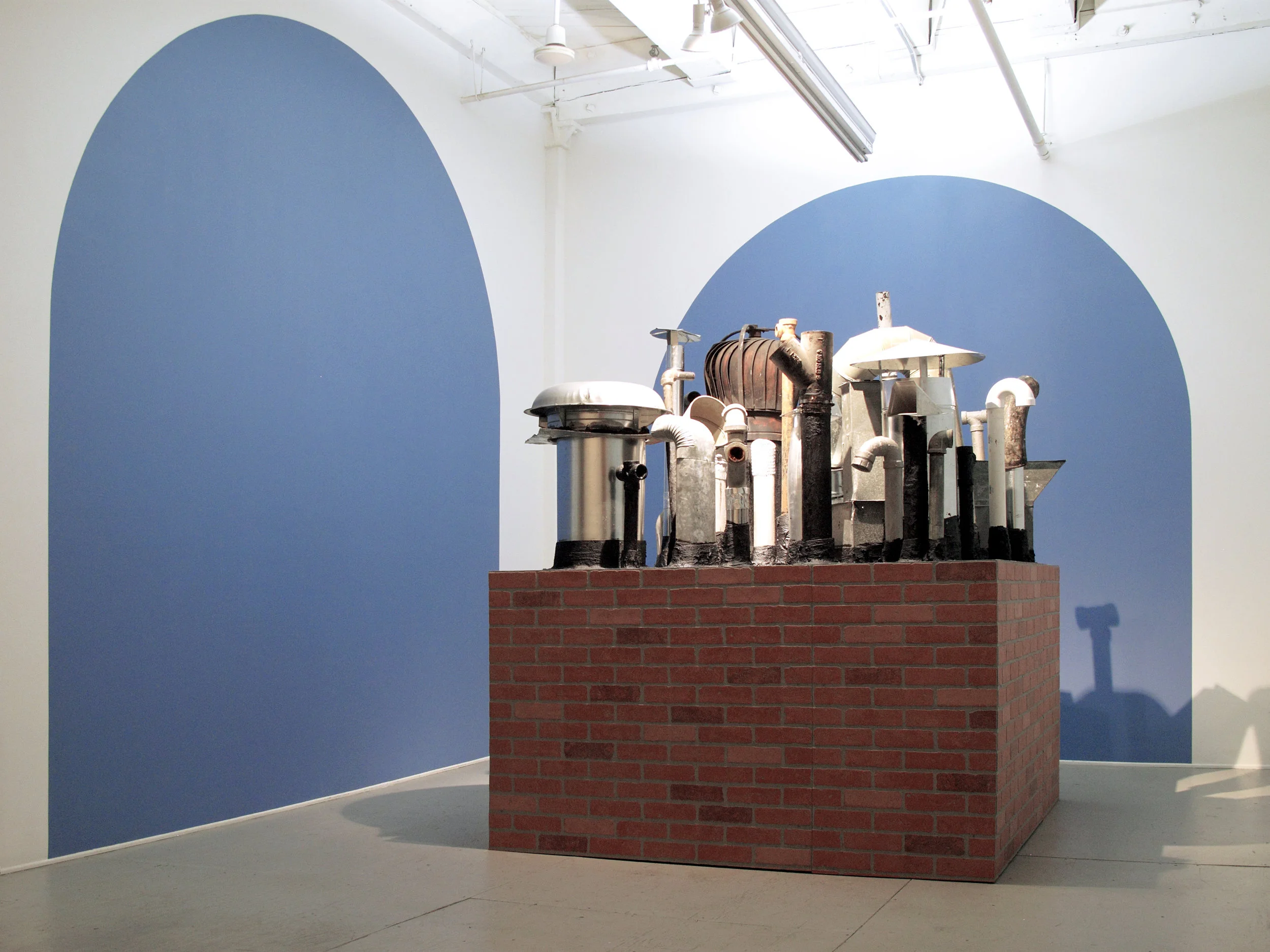 "Down-Below," Mixed media installation. 2012-16