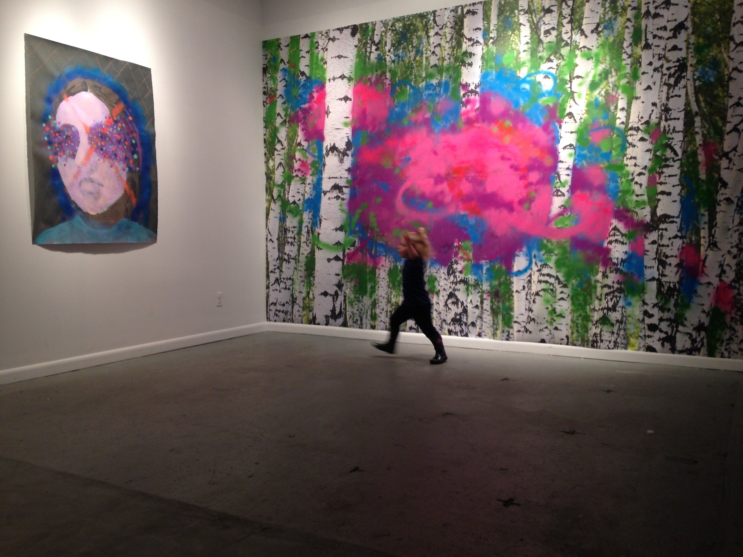 Jackie Hoving, Installation View: Sight for Sore Eyes, Studio 34 , Queens, NY