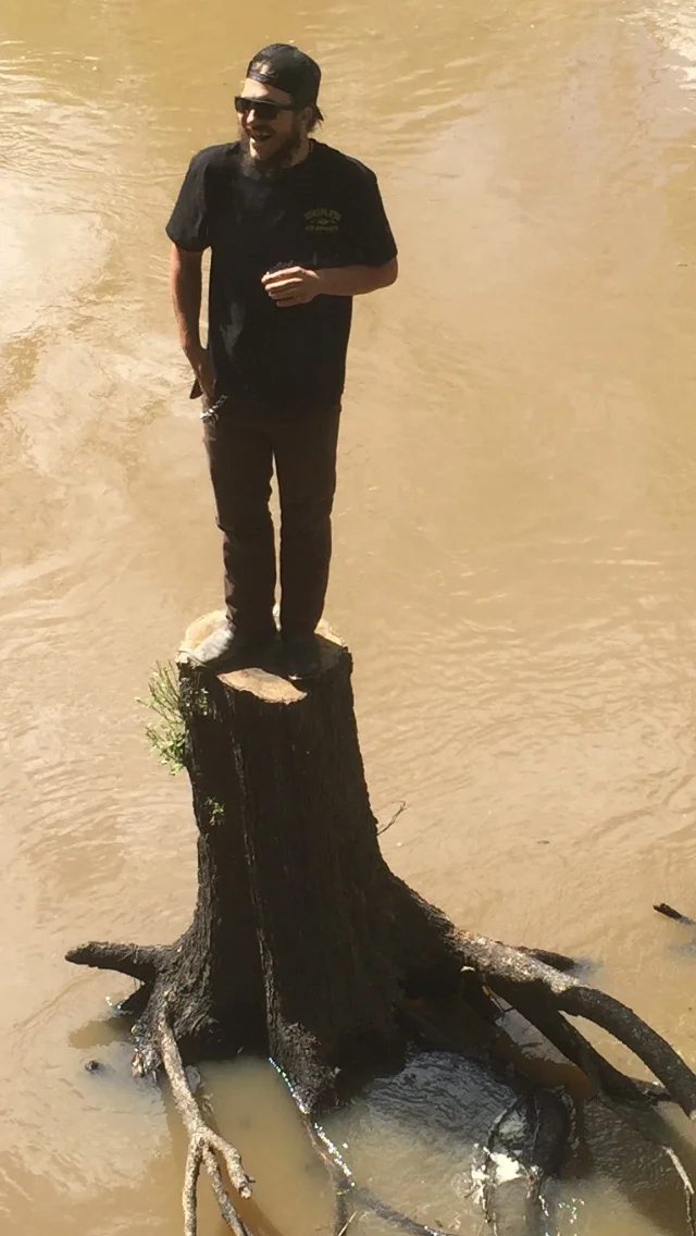 Me fucking around at the SandBar.