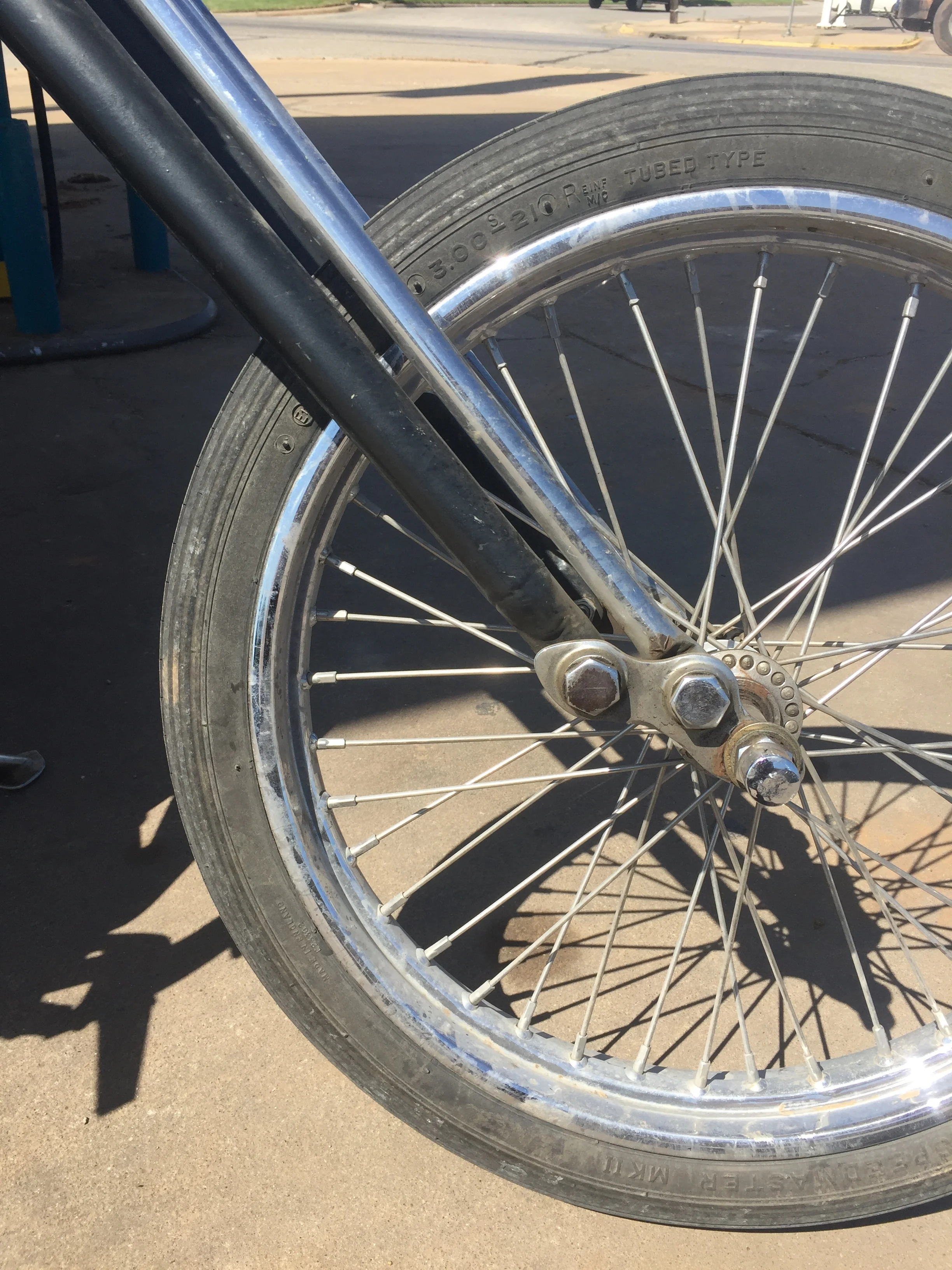 Loaded down in the back so much there isn't much load on the front.