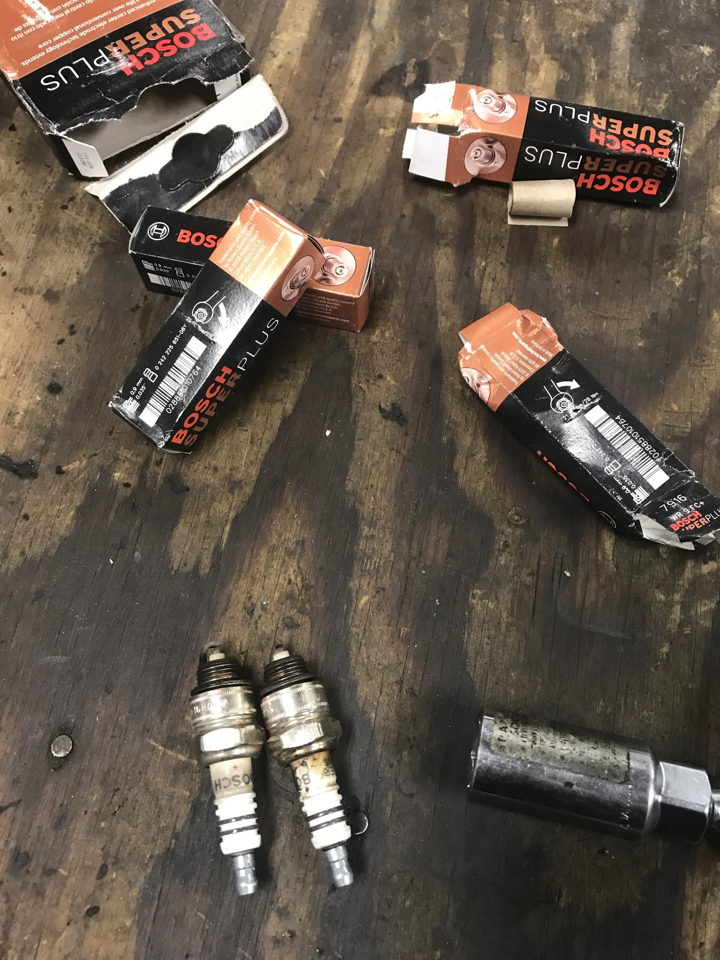 New plugs before I head out.