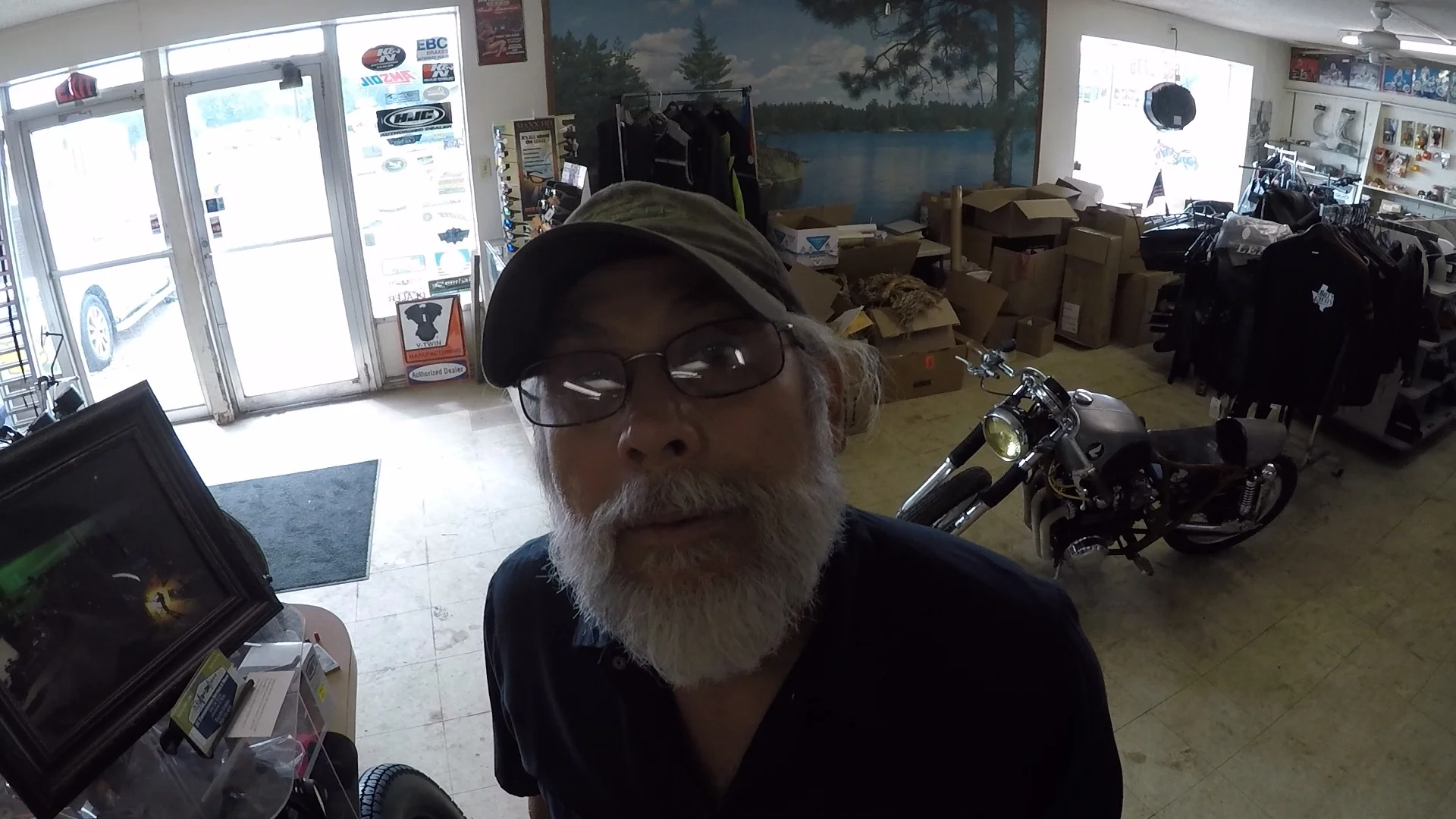 Thats Stacy. Billy's right hand man at the shop!