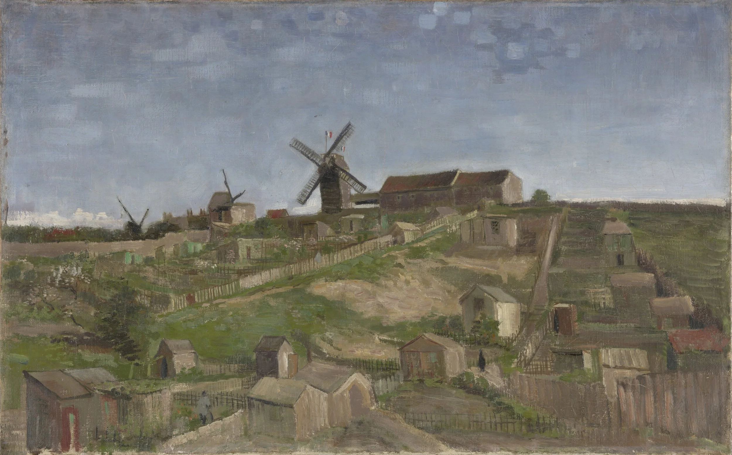 9 - KM 109.824 The hill of Montmartre, April - May 1886.jpg