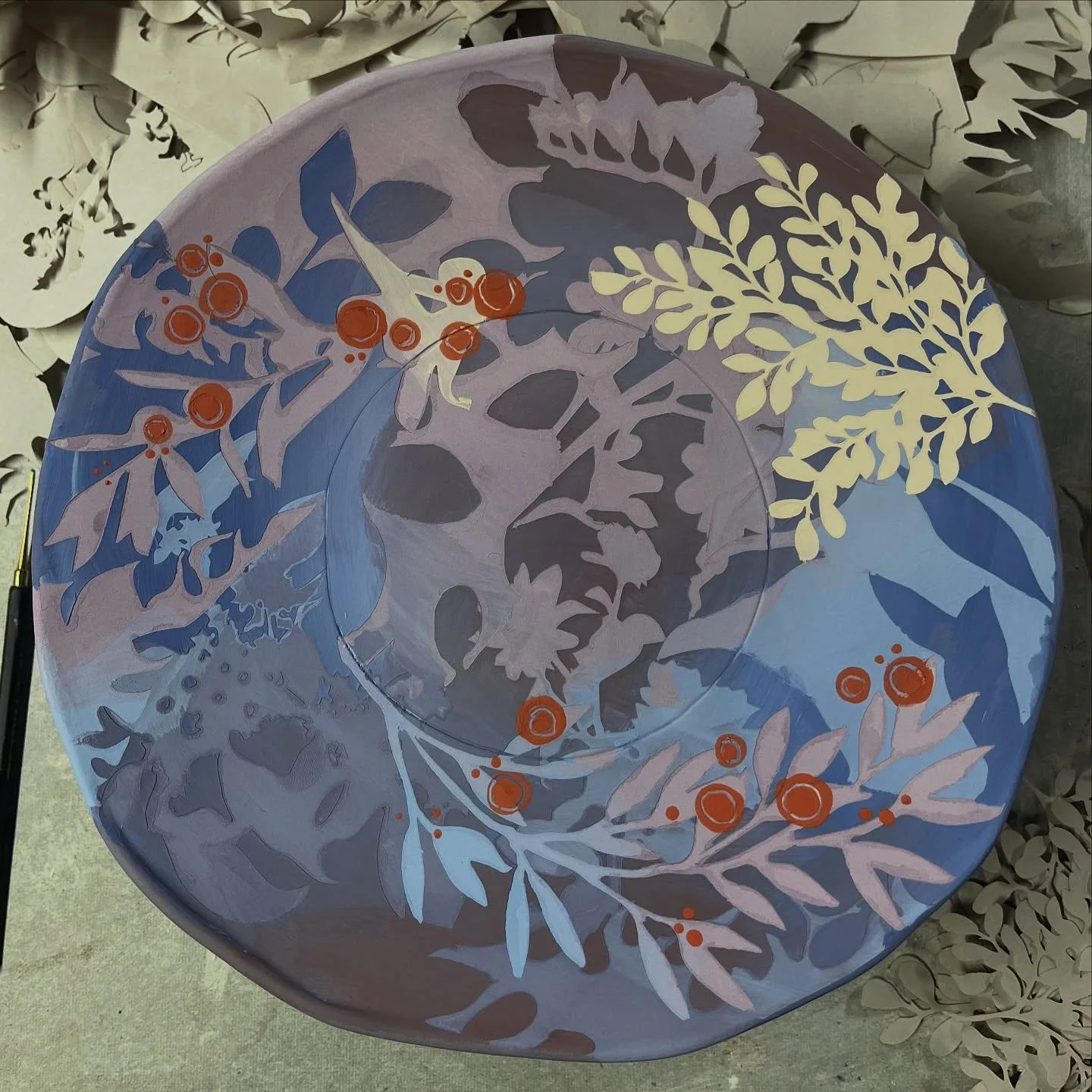 Last night I was working in this palette. It&rsquo;s a favorite of mine. Hopefully it survives!