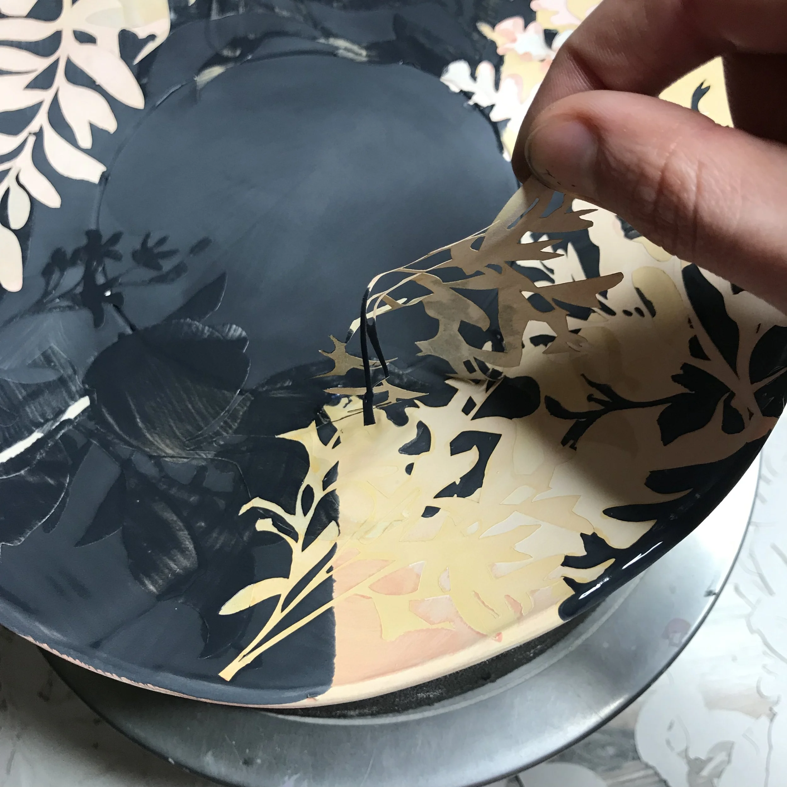 In Person Workshop |(1 day)| Underglaze Painting at Jersey Clay Society in Wharton, NJ