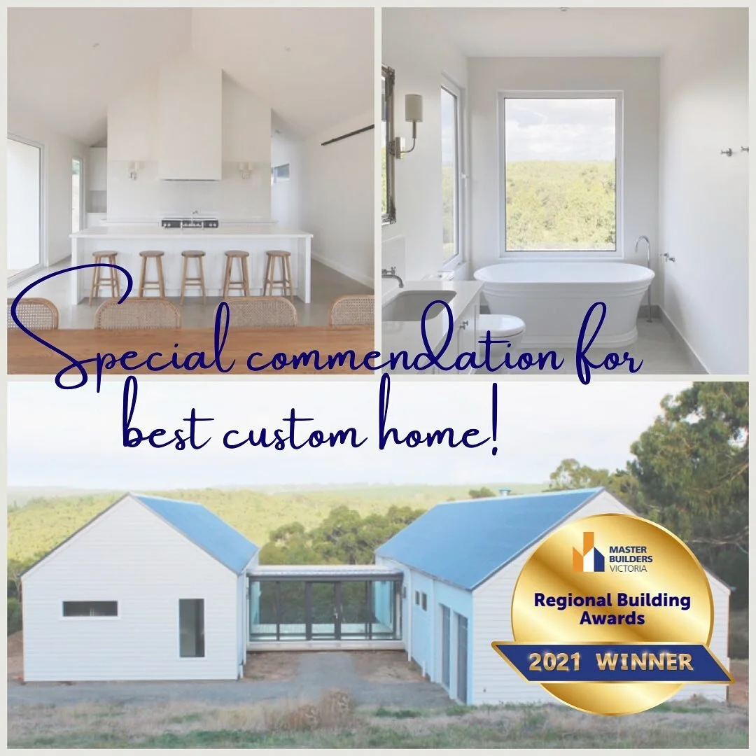 The team have done it again! This week we received another  @masterbuildersvic Special commendation award for best custom home $1-2M.

Once again we would like to acknowledge every member of our Bespoke family- staff, design crew, contractors and sup
