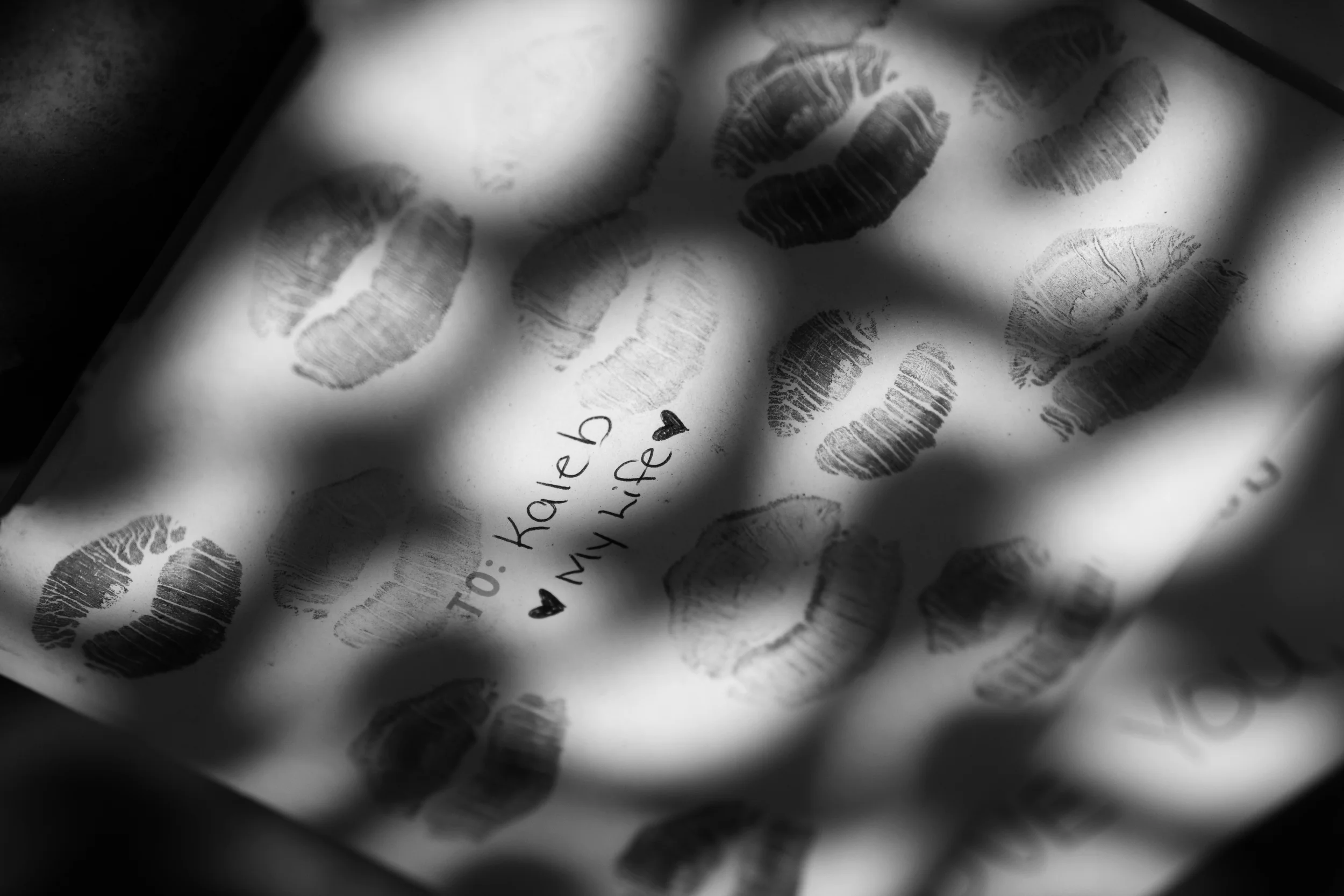  A letter from Marine Lnc. Cpl. Kaleb Lacy's fiance, Chor-Cherey. 