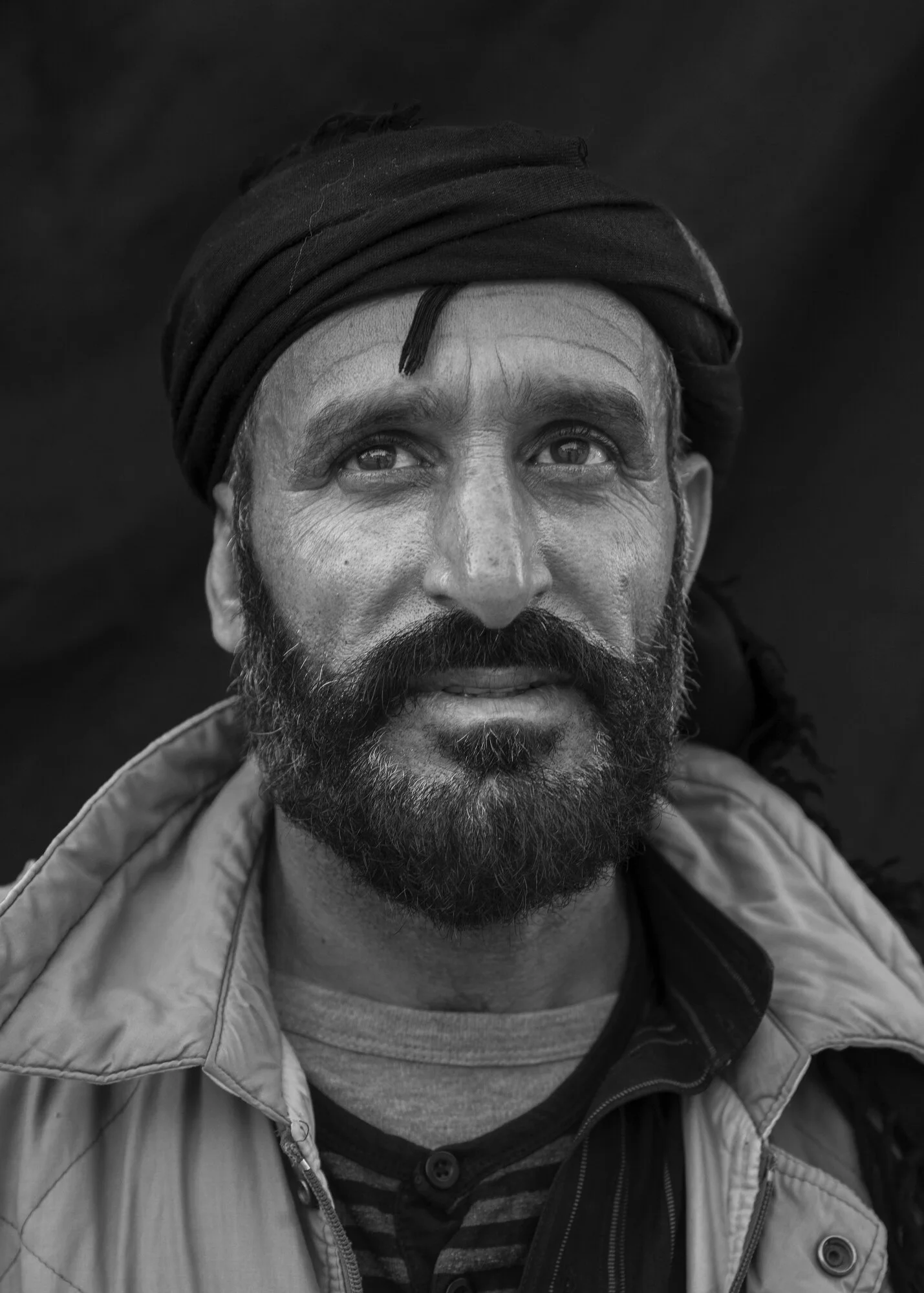 Abdullah Hamud, 42, Raqqa. Mr. Hamud lost a five year old son in an airstrike near his home in the town of Kasra, where they lived before there home was destroyed. He came to Raqqa six months ago to look for work, and lives in an abandoned apartment