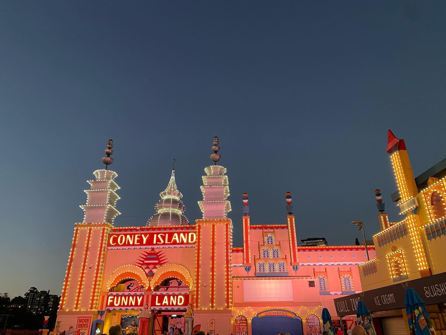 A nostalgic night at Night Songs Luna Park as part of Sydney Festival. Glad the Mouse Trap isn&rsquo;t there anymore but the Rotar is!!!